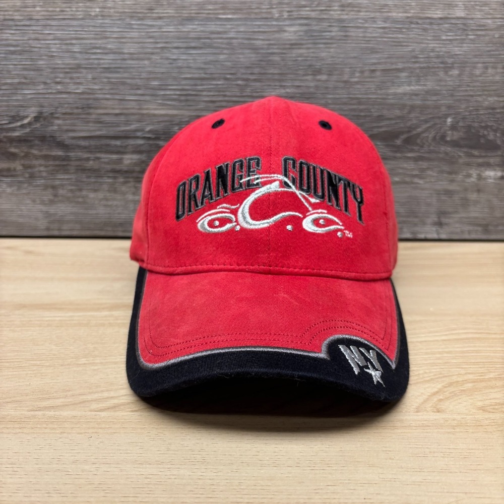 Orange County Choppers Hat Cap Flex Fit Red Black Motorcycle Biker American TV